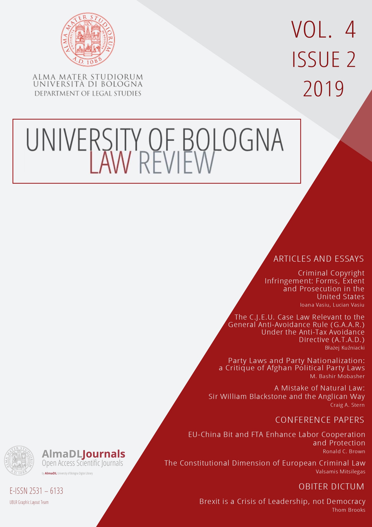 Criminal Copyright Infringement Forms Extent And Prosecution In The United States University Of Bologna Law Review